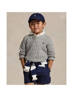 Brezo de Andover  Collar manga larga  Liso  Embellished Preppy Toddler Boy Outfits, Preppy Toddler Boy, Preppy Toddler, Ralph Lauren Baby Boy, Polo Ralph Lauren Outfits, Ralph Lauren Kids Boys, Boys Fall Outfits