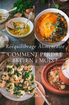 Rééquilibrage alimentaire – Comment perdre 8 kg en 2 mois ? Hypocaloric Diet, Plat Healthy, Menu Healthy, Plats Healthy, Balanced Diet Plan, Light Food, Balanced Meals