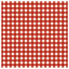 a red and white checkered table cloth