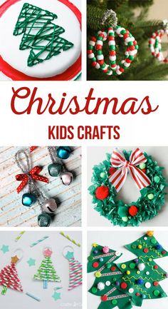 christmas crafts for kids that are easy to make and great for the holiday season with lots of fun