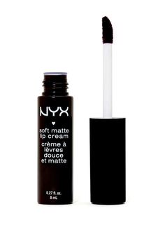 Pucker up with this soft dark purple lip cream featuring a matte finish. Nyx Matte Lip Cream, Nyx Soft Matte Lip Cream, Mac Lip, Alat Makeup, Beauty Lips, Sale Clothing, Dark Makeup