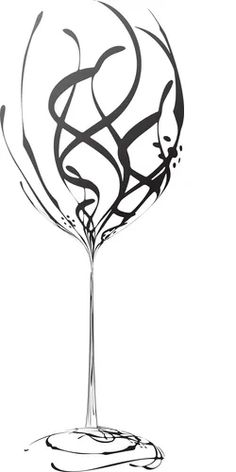 Stylized wineglass Royalty Free Vector Image - VectorStock Abstract Tattoos, Burnt Offerings, Colour Painting, Abstract Tattoo, Water Colour, Free Vector Images, Wine Glasses, Asian Recipes, Png Images