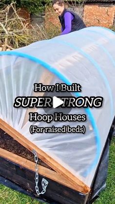 how to build a super strong hod house for raised beds in your garden or yard