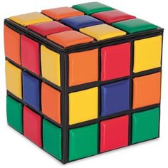 a rubik cube is shown on a white background