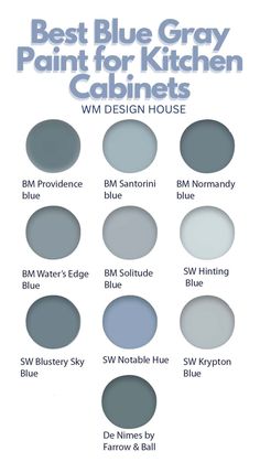 the best blue gray paint for kitchen cabinets