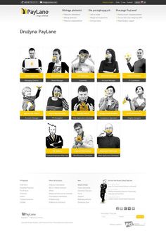 the website is designed to look like it has many different people on it, including one man