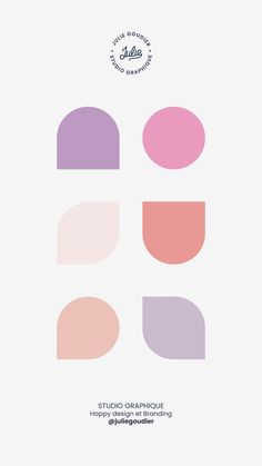 Palette couleur tendance identité de marque Mauve Branding, Violet Color Palette, Aesthetic Center, Violet Rose, Portfolio Ideas, Colour Inspiration, Colour Palettes