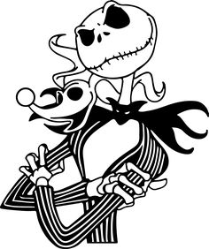 an image of jack and sally from the animated movie timy - o - lantern