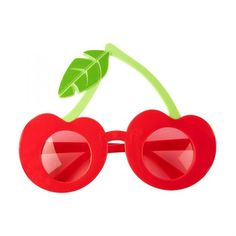 Take your love of cherries to the next level with these awesome shaped sunglasses. The sunglasses form two cherries connected by a green stem. The lenses are the body of the cherry and even have a red tint! This sunnies offer UV 380 protection and are the perfect accent to tropical outfits and parties that everyone will love! Tropical Outfits, Funky Sunglasses, Funky Glasses, Tropical Outfit, Summer Attire, Cool Sunglasses, Looking Good, Summer Accessories, Summer Essentials