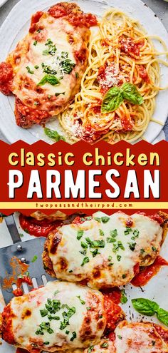 Out of simple weeknight dinner ideas? This Chicken Parmesan starts with crispy, breaded chicken smothered in marinara and topped with mozzarella and Parmesan cheese. Pin this easy dinner recipe with chicken! Chicken Parmesan Recipe Grilled, Parmesan Chicken With Spaghetti, Chicken Parm With Fresh Mozzarella, Easy Parmasean Chicken Recipe, Parmesan Chicken Recipes Easy, Grilled Chicken Parmesan Recipe Easy, How To Make Chicken Parmesan Easy, Stove Top Chicken Parmesan, Make Ahead Chicken Parmesan Recipe