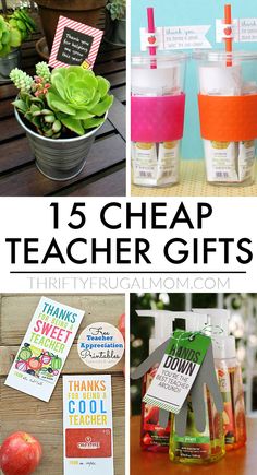 teacher appreciation gift ideas for teachers and their kids to give back to school this year