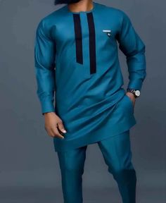 Latest African Wear For Men, Senator Wears, African Wear For Men, Men Kaftan, Costume Africain, African Suit, Outfit Suit, Elegant Suit, Nigerian Men Fashion