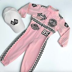 🏎️ Start Your Engines! Pink Racer Suit for Little Speedsters 🏎️

Zoom into fun with our handmade Pink Racer Suit—perfect for F1 fans, "fast one" birthdays, Halloween, or just racing through life! 🏁✨

💖 Cozy & Cute: Soft cotton gabardine for all-day comfort—no pit stops needed!

🎨 Totally Customizable:
* Pick 3 Free Patches from 8 cool designs.
* Add a Lucky Number to the front (free).
* Name & Back Number options for extra flair (paid).

🧢 Matching Hat Included: Because every racer needs their gear!
Get your toddler track-ready with this adorable racer suit—they’ll be the cutest speedster on the grid! 🏎️💨 Spartan Race Training, Professional Motorcycle Racer, F1 Fans, Back Number, Race Training