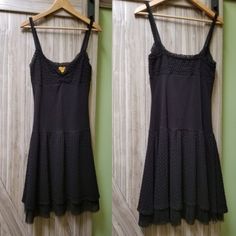 Beautiful Rare Vintage Rare Vintage Free People 2007 Knit Slip Dress. Free People Dress Purchased At Bloomingdales Around 2007. Entire Dress Is Black, Lace Up Top, Ribbed Fabric, And Hem Bottom. Straps Can Be Adjusted To Be Shorter But Can Easily Be Reverted Back To The Original. Size: Small Bust 34b Knit Slip Dress, Shifting Closet, Lace Up Top, 70s Dress, People Dress, Dress Purchase, 2024 Fashion, Ribbed Fabric, Free People Dress