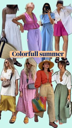 Colorful Summer Outfits, Dance Style Outfits, Modest Outfit Ideas, Outfit Primavera, Chic Summer Outfits, Vacay Outfits, Dance Fashion, Spring Summer Outfits, Modest Outfits