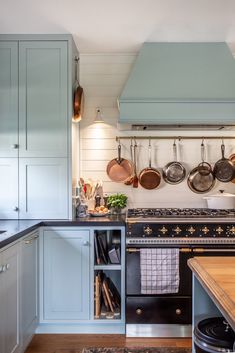 the kitchen is clean and ready to be used as a cook's countertop