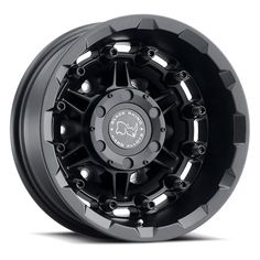 an image of a black wheel on a white background