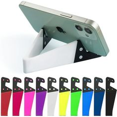 there are six different color options for the apple ipad mini tablet pc and it's holder