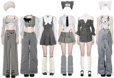 Kpop Dance Outfits, Korean Fashion Kpop Inspired Outfits, K Pop Girl, Kpop Concert Outfit, Korean Fashion Kpop, Performance Outfits, Preformance Outfits, Outfit Shoplook