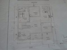 a blueprint drawing of a floor plan for a house in the middle of nowhere