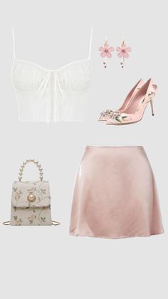 Pink Coquette Outfit, Royalty Outfits, Bandana Cap, Aesthetic Heels, Pink Look, Coquette Outfit, Coquette Pink, Pink Coquette, White Corset