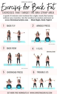 Beachbody Workout, Upper Body Workout For Women, Workout Hiit, Arm Workout Women, Dumbell Workout, Back Fat Workout, Treadmill Workout, Body Workout At Home, Back Fat