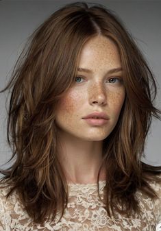 Woman With Freckles, 2024 Hair Trends, Fall Hair Trends, Cut My Hair, Long Bob, Hair Transformation, Hair Today