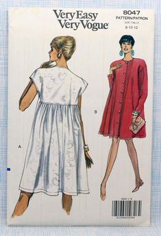 a woman's dress and jacket sewing pattern from very easy to sew,