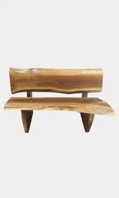 Live Edge Slab Bench with Back Live Edge Wood Bench, Rustic Chairs, Bench Height, Walnut Bench, Wood Benches, Live Edge Bench, Bench With Back, Bench Seats, Rustic Chair