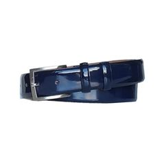 Elevate your formal attire with our Navy Blue Patent Leather Dressing Belt for Men. This exquisite belt, crafted from genuine patent leather, is the epitome of sophistication and elegance, making it the perfect accessory for any gentleman looking to add a touch of class to their outfit. The belt's rich navy blue color offers a modern and stylish alternative to traditional black, providing a subtle splash of color that complements a wide range of suit colors and styles. Whether you're attending a Luxury Blue Leather Belt, Luxury Blue Belt For Formal Occasions, Luxury Blue Formal Belt, Elegant Blue Leather Belt, Suit Colors, Belts For Men, Business Meeting, Suspender Belt, Formal Attire