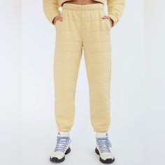 Brand-New With Tags Color: Gd Lemongrass Yellow Mid-Rise Regular Fit Sweatpants Style, Clothing Female, Aritzia Pants, Parka Jacket, Wool Coat, Crew Socks, Track Pants, Parka, Pant Jumpsuit