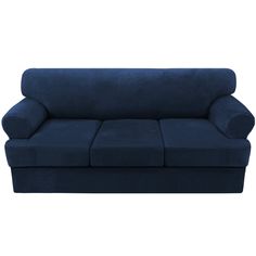 PRICES MAY VARY. GREAT FIT: This innovated 4 Piece sofa couch cover is crafted from luxurious velvet plush fabric, including 1 piece of base cover and 3 individual T cushion covers. Sofa slipcovers (fit sitting width between 72-90 inch). Feature one-size-fits-most, kindly measure before ordering. T CUSHION DESIGN: Include 2 T Cushion (same size) and 1 Box Cushion. T Cushion：25-34" length, 22-31" width and 4-8.5" height. Box Cushion：21-28" length, 22-31" width and 4-8.5" height. It's crafted from Dark Blue Sofa Cover, Velvet Couch Cover, Navy Sofa, Cushion Couch, Cover Furniture, Sofa Slipcovers, Velvet Couch, Couch Cushion, Cushion Sofa