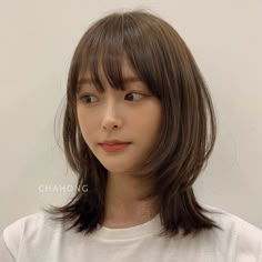 My Hair Is Bad, Chahong Hair Medium, Japanese Medium Hair, Japanese Mid Length Hair, Japanese Long Bob Haircut, Japanese Medium Length Haircut, Shoulder Length Japanese Haircut, Hidden Hair Color, Korean Hair Color