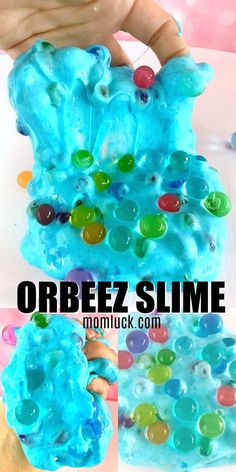 this is an easy slime recipe for kids to make