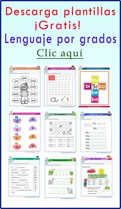 the spanish language worksheet with pictures and words to help students learn how to use them