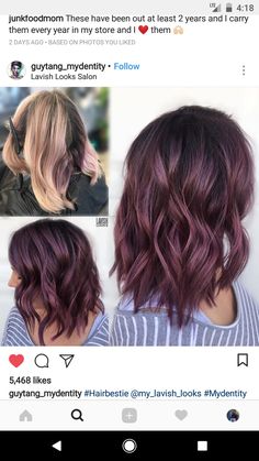 Brown And Maroon Hair, Maroon Hair, Cool Skin Tone, Hair Color Techniques, Beauty Tips For Hair, Hair Color Purple, Bright Hair, Burgundy Hair