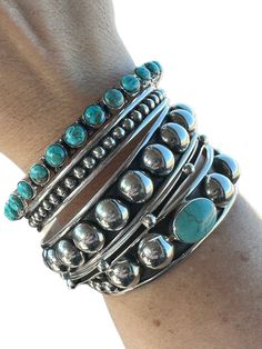 925 Sterling Silver Navajo Made Southwestern Style Sterling Silver Bracelet, Bohemian Cuff Bracelet With Polished Finish, Handmade Southwestern Bangle, Handmade Southwestern Style Bangle, Christian Bracelets, Sterling Silver Bangle, Silver Jewels, Sterling Silver Bangles, Silver Bangle