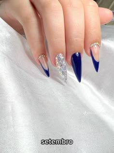 Blue Stiletto Nails, Acrylic Nails Coffin Pink, Soft Nails, Festival Nails, Prom Nails, Purple Nails, Long Acrylic Nails, Perfect Nails