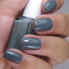 Grey Nail, Grey Nail Polish, Nail Color Trends, Gel Nail Colors, Best Nail Polish, Polish Colors, Gel Polish Colors, Popular Nails, Fall Nail Art