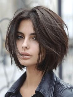 The Ultimate Bob Haircut Lookbook Chin Length Bob Straight Hair, Short A Line Haircut, Textured Medium Length Hair, Short Hair With Long Layers, Messy Bob Haircut, Lob Cut, Low Taper Fade Haircut, Layered Lob, 2024 Hairstyles