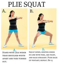 an image of a woman doing squat exercises