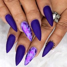 27 Chosen Ideas Of Purple Nails You Are Bound To See Purple Nail Looks, Purple Nail Art Designs, Future Nails, Purple Nail Art, Nail Looks, Pink Ombre Nails, Purple Nail Designs, Nails Prom