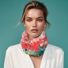 Step into the world of timeless elegance with our Peonies Silk Scarves Collection, where luxury meets versatility in a symphony of design. Each scarf in our collection is more than an accessory—it's a statement, a work of art that gracefully complements any ensemble with a polished, sophisticated flair. Here's why our Peonies Silk Scarves Collection stands out: Pure Indulgence: Fashioned from 100% pure, super luxurious high-end silk habotai, our scarves are a touch of extravagance that you can d Luxury Multicolor Scarf For Spring, Trendy Formal Summer Scarves, Trendy Formal Scarves For Summer, Luxury Silk Scarf For Spring, Chic Floral Print Scarf For Gifts, Chic Floral Print Scarf For Gift, Chic Floral Print Scarf As Gift, Chic Red Silk Scarf For Summer, Silk Scarf With Floral Print