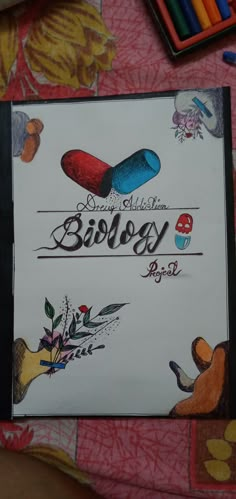 In school u can add this kind of designs on ur cover page if u got the topic Drug addiction 💊 Bio Project Cover Page Aesthetic, School Book Covers Biology, Biology Project Cover Page Ideas School Aesthetic, Biology Cover Page Ideas, Project File Cover Ideas Biology, Biology File Decoration Ideas, Cover Page For Biology Project, Biology Project Cover Page Ideas, Border Design For Biology Project