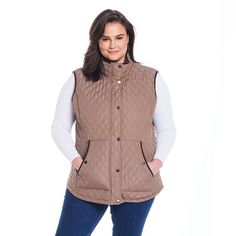 Stay warm and comfortable with this women's Weathercast corduroy trimmed quilted vest. Click on this WOMEN'S GUIDE to find the perfect fit and more! Stay warm and comfortable with this women's Weathercast corduroy trimmed quilted vest. Click on this WOMEN'S GUIDE to find the perfect fit and more! FEATURES Corduroy construction trim Curved hemline Water-resistant design 2 front snap patch pockets Snap & zipper closure Sleeveless Fully linedFIT & SIZING Fitted 29-in. length from shoulder to hem De Quilted Vest, Outerwear Coats, Outerwear Women, Stay Warm, Fabric Care, Coats Jackets, Perfect Fit, Water Resistant, Trim