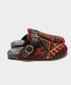 King Kennedy Rug Mules Dr Shoes, Shoe Inspo, Persian Rugs, Swag Shoes, Leather Slides, Dream Shoes, Leather Wraps, Hippie Style, Shoe Style