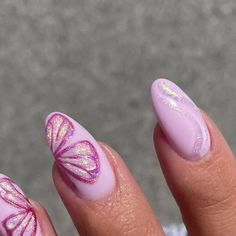 Bibble Barbie Nails, Fairytopia Nails, Sugarplum Fairy Nails, Gel X Nail Designs 2024, Hoco Nails Almond, Ballet Nails Designs, Sparkly Pink Acrylic Nails, Barbie Core Nails, Pink Fairy Nails