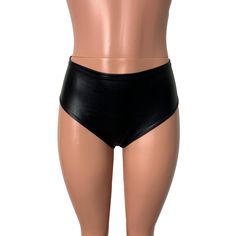 Our classic Mid-Rise hot pants with scrunch ruching detail in back to offer a "cheekier" look. These hot pants are made of stretchy black metallic "wet-look" spandex and sit just below your natural waist. Wear as a bikini bathing suit bottom, panties, rave shorts, running shorts, etc. They have a built in liner and are made to be flattering to your figure. Sleek Fitted Shiny Bottoms, Sleek Shiny Black Bottoms, Shiny Fitted Bottoms For Night Out, Solid Shiny Bottoms For Party, Shiny Solid Color Bottoms For Party, Shiny Solid Color Party Bottoms, Solid Shiny Party Bottoms, Fitted Brief Shorts For Night Out, Fitted Shiny Black Pants