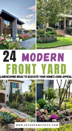 front yard landscaping ideas that are easy to do and great for your home's curb appeal