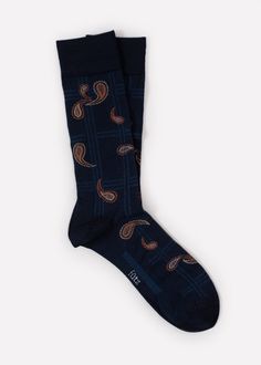 Luxe mid-calf high dress socks for men. Fabricated with the finest mercerized cotton. Paisley with plaids in earthier colour palette. Details: Size Guide One size fits most.Recommended Men's US shoe size 7 - 12, Euro 39 - 45. Materials 65% Cotton, 34% Nylon, 1% SpandexMade in China Care Instructions Machine wash on perm press, no chlorine bleach,hang dry recommended. Subscription Boxes For Men, Men's Dress Socks, Gift Box For Men, Mens Dress Socks, Shoes And Socks, Earthy Color Palette, Pattern Socks, Socks For Men, Patterned Socks